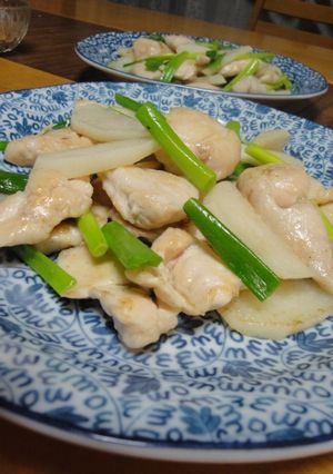 ささみと長芋のシャキシャキ炒め-レシピのメイン写真