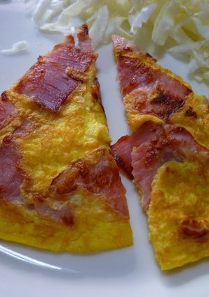 朝ごはんに。ベーコン卵焼き。-レシピのメイン写真