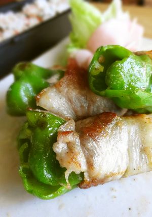 お弁当にも☆ししとうの豚肉巻き♪-レシピのメイン写真