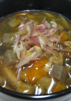 仙台のお盆の定番☆おくずかけ-レシピのメイン写真