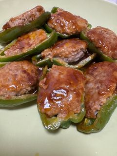 簡単!!ピーマンの肉詰め-レシピのメイン写真