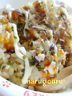 夏休みのランチに♪たこ焼き飯*・◎・*-レシピのメイン写真