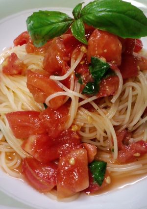 ★ひんやり★とまとパスタ-レシピのメイン写真
