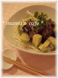 茄子と肉そぼろのおそうめん*-レシピのメイン写真