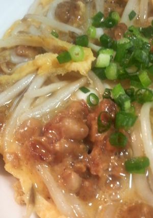 激安★　もやし×納豆のトロトロたまご-レシピのメイン写真