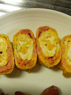 焼きさけあらほぐし入り卵焼き-レシピのメイン写真