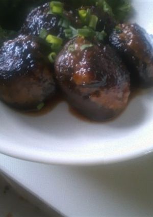 照り焼きマヨ!!椎茸の肉詰め-レシピのメイン写真