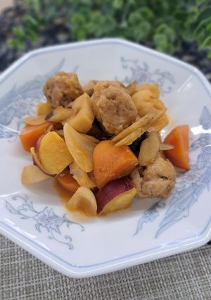 秋野菜のあっさり酢豚-レシピのメイン写真