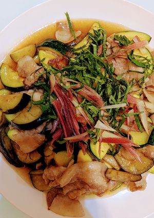 巻かない豚肉とズッキーニ-レシピのメイン写真