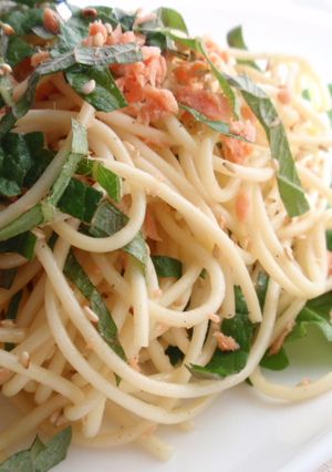☆鮭と大葉のパスタ☆-レシピのメイン写真