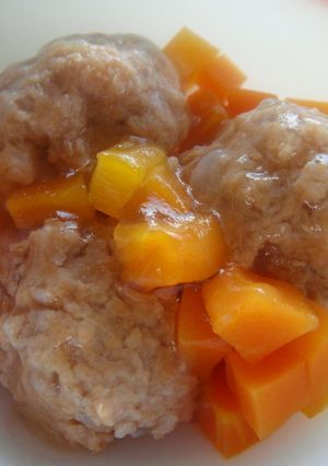 ふわふわ♫赤ちゃん肉団子　離乳食後期～-レシピのメイン写真