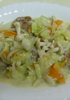 豚ひき肉の煮込みハンバーグ風-レシピのメイン写真