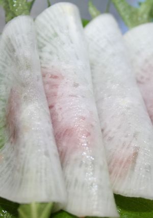 きれいで美味しい♪大根の梅大葉巻き-レシピのメイン写真