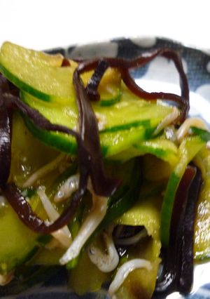 超簡単♬きゅうりの塩昆布としらす和え-レシピのメイン写真