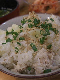 じゃが芋と豚薄切り肉の炊き込みご飯-レシピのメイン写真