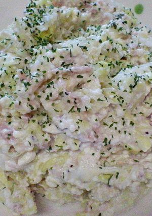 ｢豆腐とﾂﾅとｷｬﾍﾞﾂのｻﾗﾀﾞ｣-レシピのメイン写真