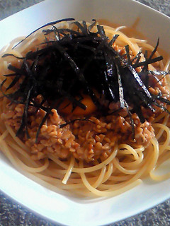 コンソメ風味☆納豆パスタ-レシピのメイン写真