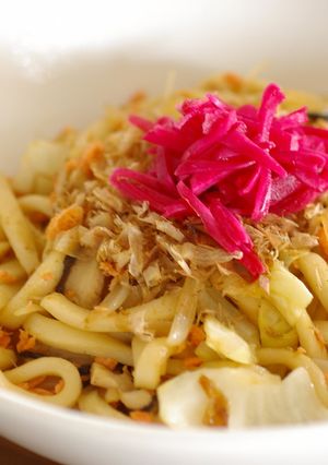 鮭焼うどん-レシピのメイン写真