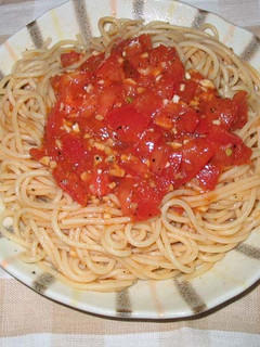 トマトの冷製パスタ-レシピのメイン写真