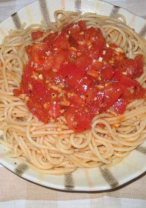 トマトの冷製パスタ-レシピのメイン写真