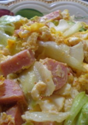スパムと豆腐のキムチ風味チャンプル-レシピのメイン写真