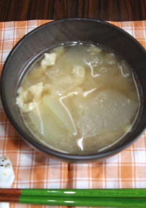 冬瓜のおみおつけ-レシピのメイン写真