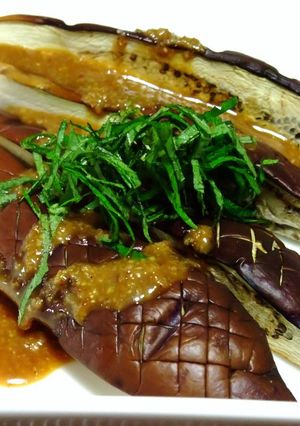 冷やし焼きなすのごまソース-レシピのメイン写真