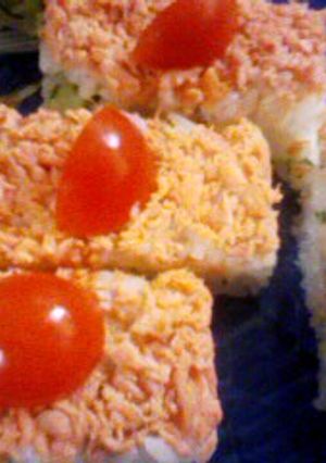 ニッスイ「焼さけあらほぐし」の押し寿司-レシピのメイン写真