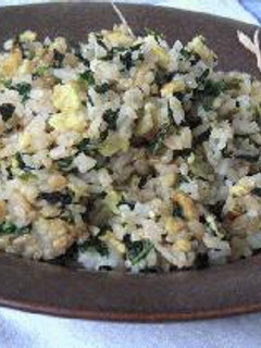 茹でてあまったほうれん草で☆和風チャーハン-レシピのメイン写真