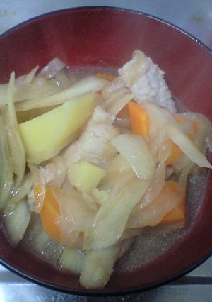 サイダーで肉じゃが♪-レシピのメイン写真
