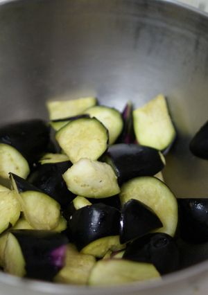 カロリー大幅ダウン！茄子の下ごしらえ-レシピのメイン写真