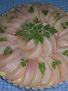21㎝タルト型(桃のタルト)-レシピのメイン写真
