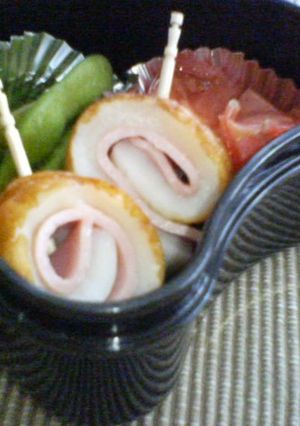 簡単！ちくわとハムの巻きまき～★-レシピのメイン写真