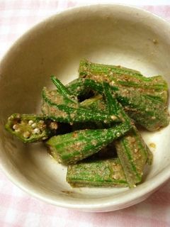 オクラのゴマ和え-レシピのメイン写真
