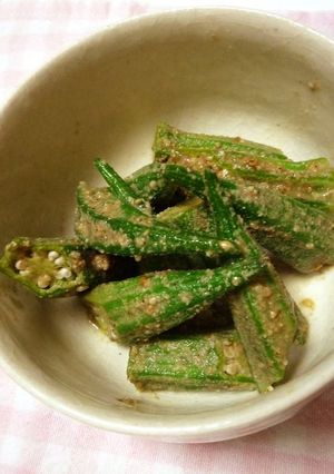 オクラのゴマ和え-レシピのメイン写真
