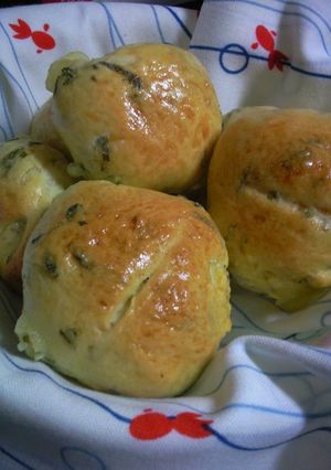 青しそとチーズのパン-レシピのメイン写真