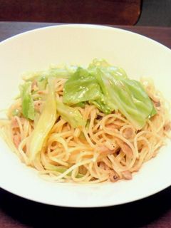 キャベツとツナのシンプルアンチョビパスタ-レシピのメイン写真