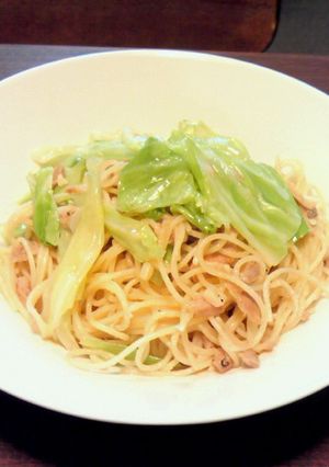 キャベツとツナのシンプルアンチョビパスタ-レシピのメイン写真