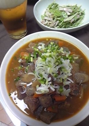 ピリ辛みそ味★牛スジの煮込み-レシピのメイン写真