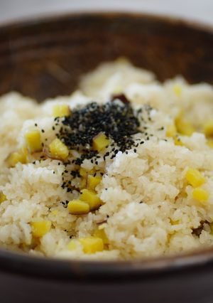 サツマイモおこわ-レシピのメイン写真