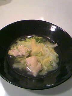白菜と鶏肉を鍋にセットするだけ!の簡単煮-レシピのメイン写真