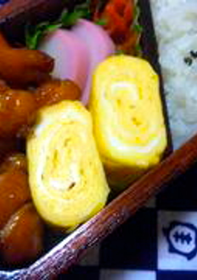 お弁当☆卵１個で簡単ジュワっとだし巻き卵-レシピのメイン写真