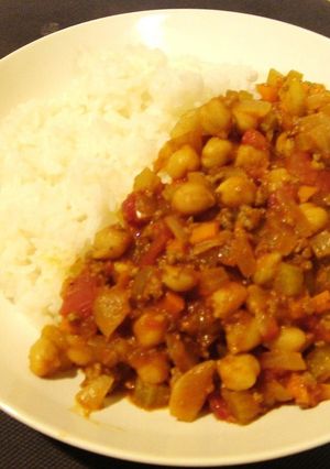 ホクホク♡ひよこ豆のトマトカレー-レシピのメイン写真
