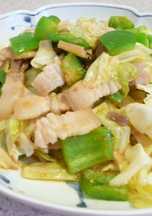 回鍋肉風　豚肉とキャベツの味噌炒め-レシピのメイン写真