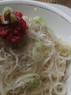 梅とじゃこの酢っぱい♪そーめん-レシピのメイン写真
