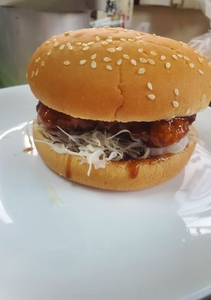 チキンソースカツバーガー！-レシピのメイン写真
