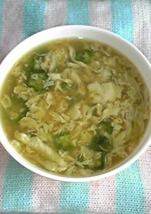 ＊トロトロ☆オクラたまご中華スープ＊-レシピのメイン写真