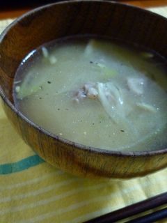豚肉とみょうがのお味噌汁★-レシピのメイン写真