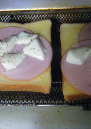 クリームチーズ＆ハムトースト-レシピのメイン写真