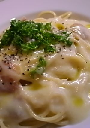 あいむの冷製スープパスタ♡生ハム添え♡-レシピのメイン写真
